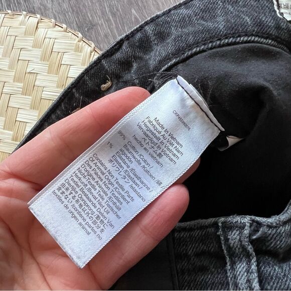 Madewell the curvy perfect vintage jean in black‎ womens size 26 - Picture 7 of 9